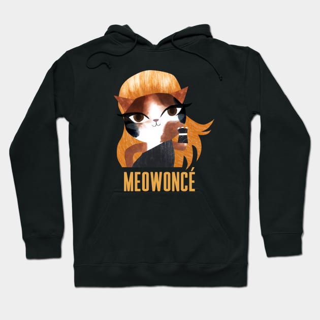 Meowonce Hoodie by Planet Cat Studio